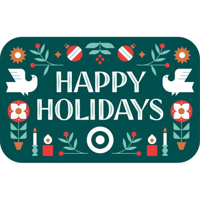 Folksy Happy Holidays Target GiftCard | Target