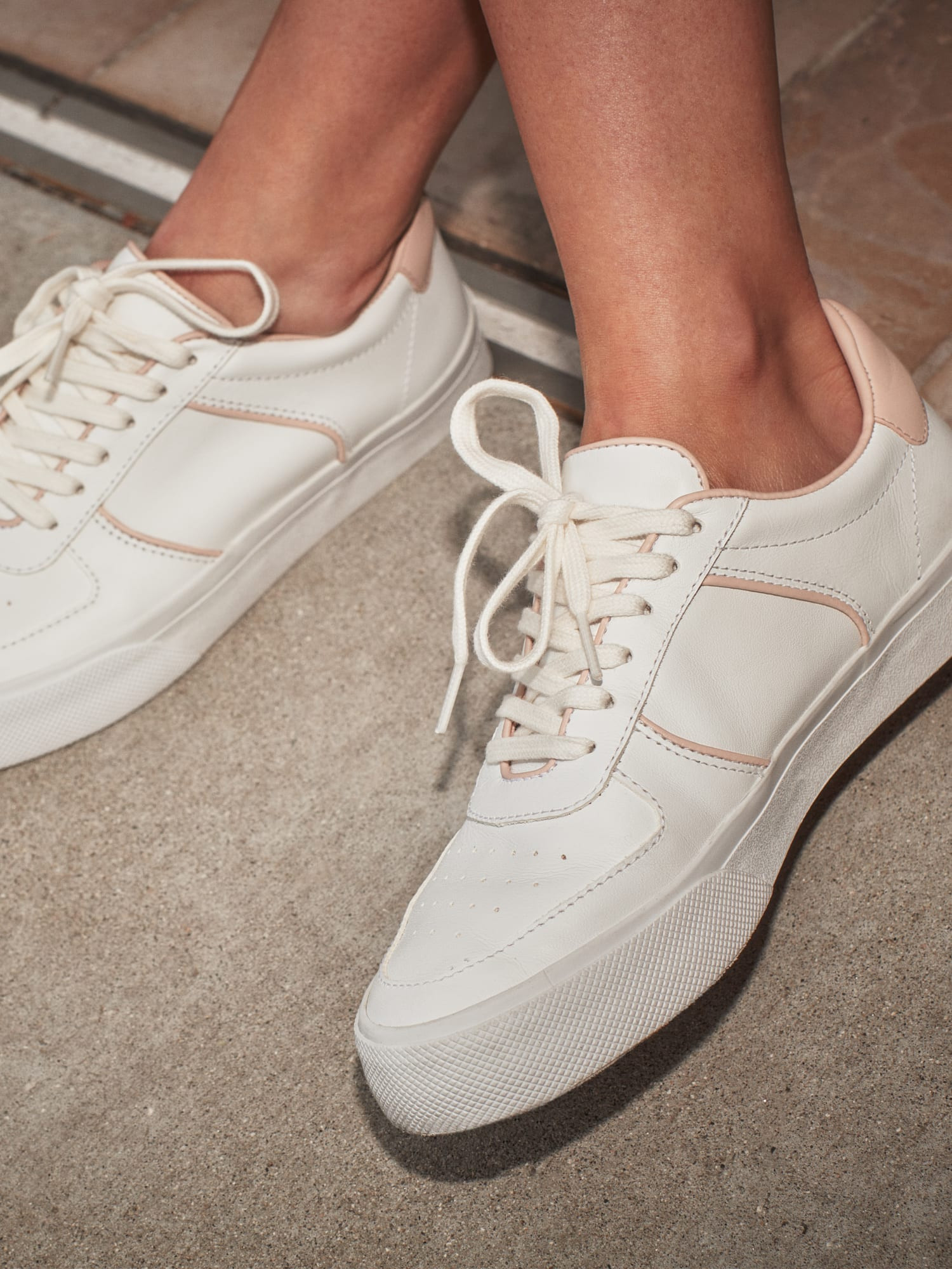 Harlow Leather Sneaker | Reformation (Global)