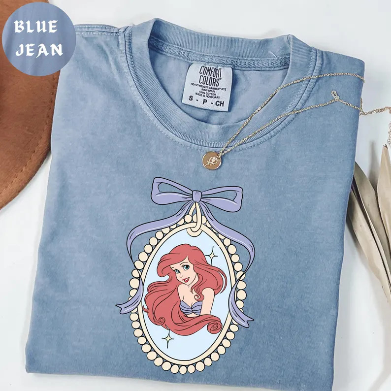 Comfort Color® Vintage Disney Little Mermaid Shirt Atlantica Tee Disney T-shirt Women's Little M... | Etsy (US)