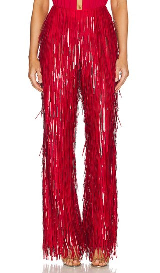 Sophia Pants in Ruby | Revolve Clothing (Global)
