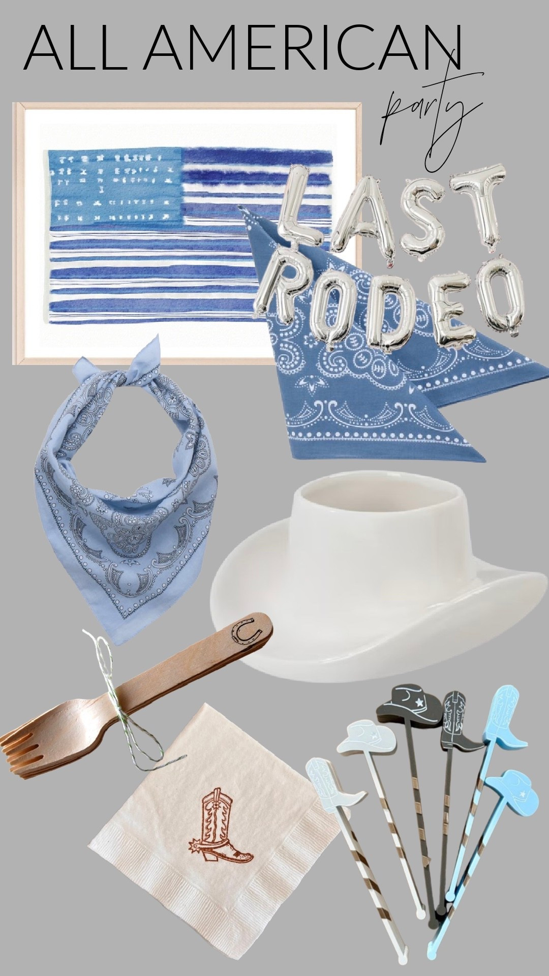 All-American, but elevated 🤍
My favorite finds for the cutest “One Last Rodeo” setup

Linked here


#LTKSaleAlert #LTKHome #LTKWedding