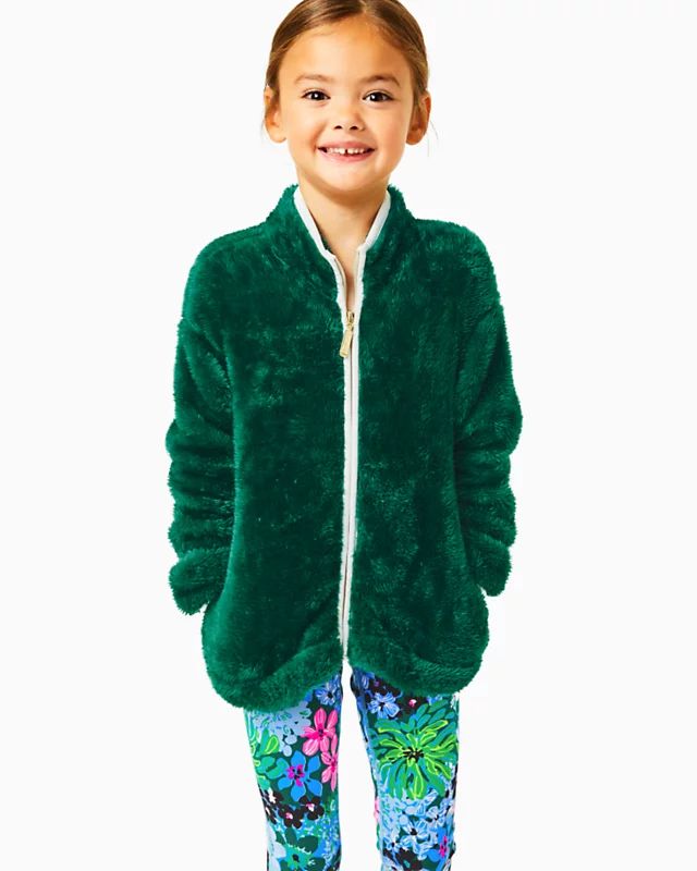 Girls Mini Joyce Sherpa Jacket | Lilly Pulitzer