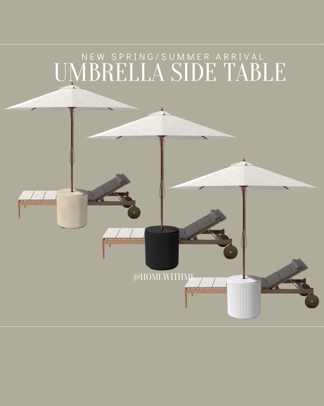 Umbrella/fluted side tables! ☀️🍉

#LTKHome #LTKSeasonal