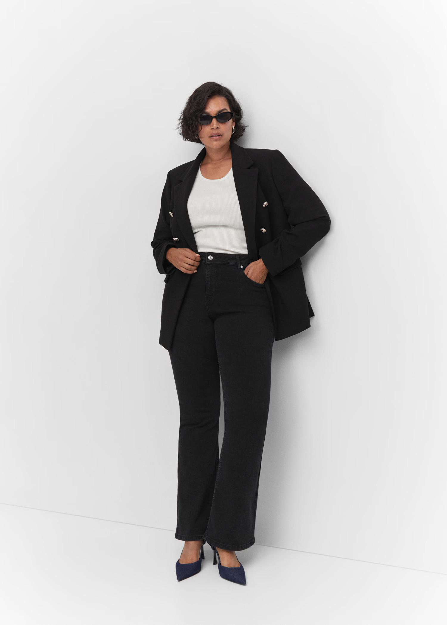 Double-breasted blazer - Woman | MANGO USA | MANGO (US)