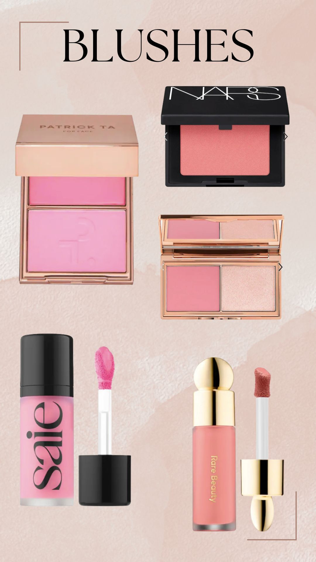 My Favorite Blushes 

 

#LTKGiftGuide #LTKHoliday #LTKBeauty