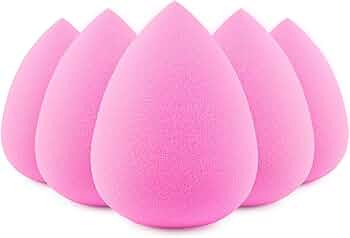 BEAKEY 5 Pcs Makeup Sponge Set, Foundation Cosmetic Blending Beauty Sponge, Flawless for Liquid, ... | Amazon (CA)