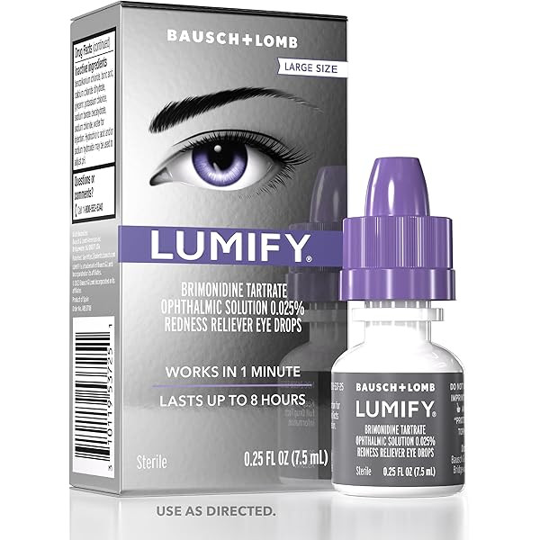 LUMIFY Eye Drops for Red Eyes, Redness Reliever for Brighter Looking Eyes, Works in 1 Minute & La... | Amazon (US)