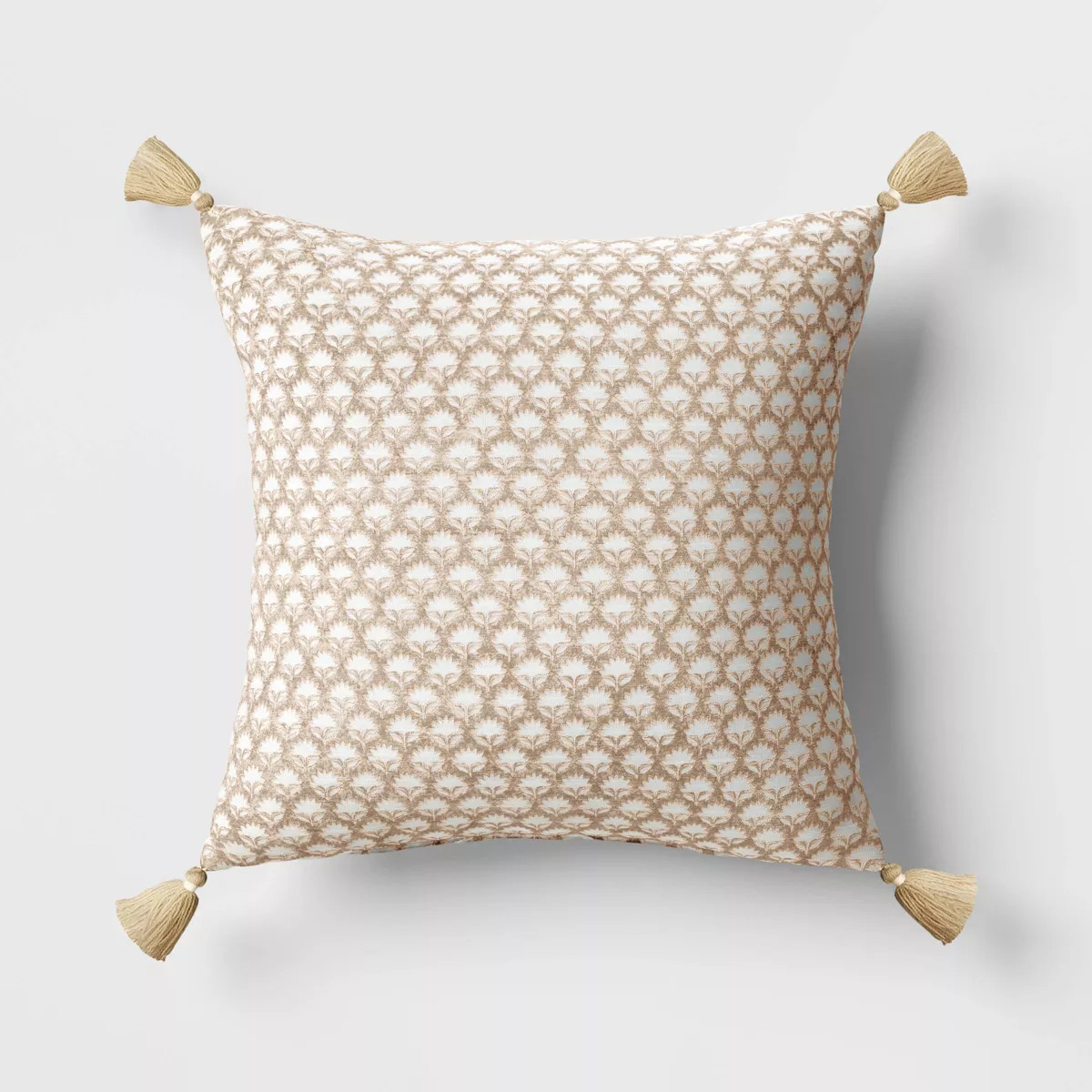 Block Print Square Throw Pillow - Threshold™ | Target
