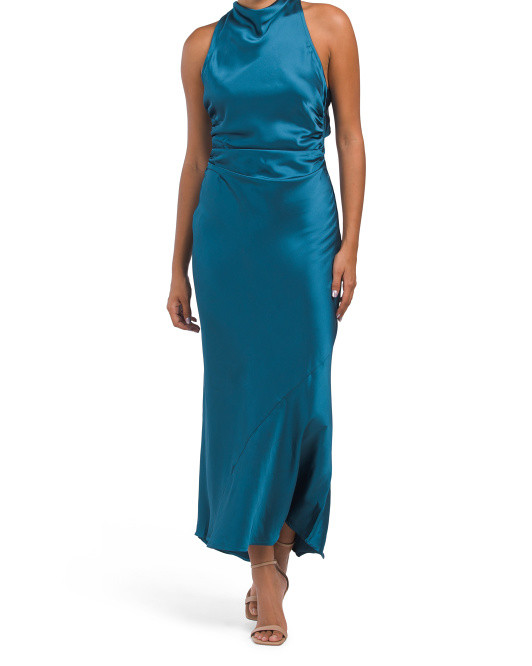 Satin Cross Back Dress | TJ Maxx