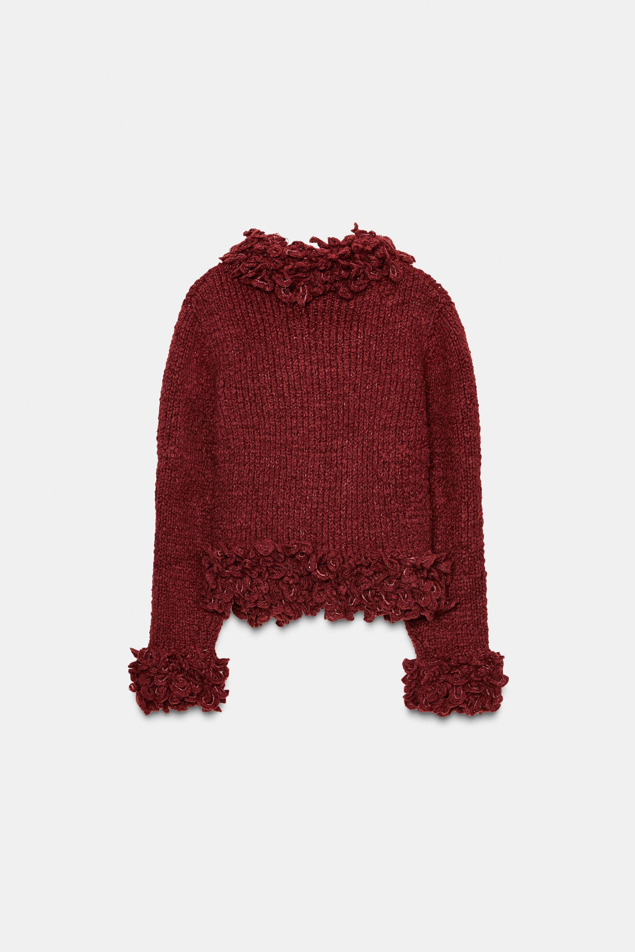 FRINGED KNIT CARDIGAN | Zara US