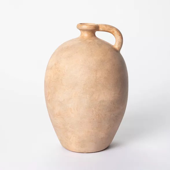 10" x 7" Weathered Jug Vase Brown - Threshold™ designed with Studio McGee | Target