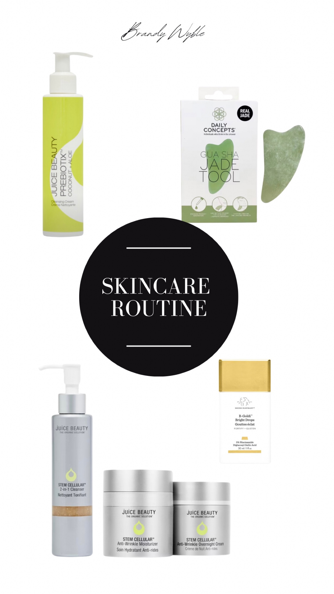 My Daily Skincare Routine 
Juice Beauty cleanser, then Guasha with a Skin smoothy made with moisturizer and goldi drops

#LTKBeauty #LTKTravel #LTKSummerSales