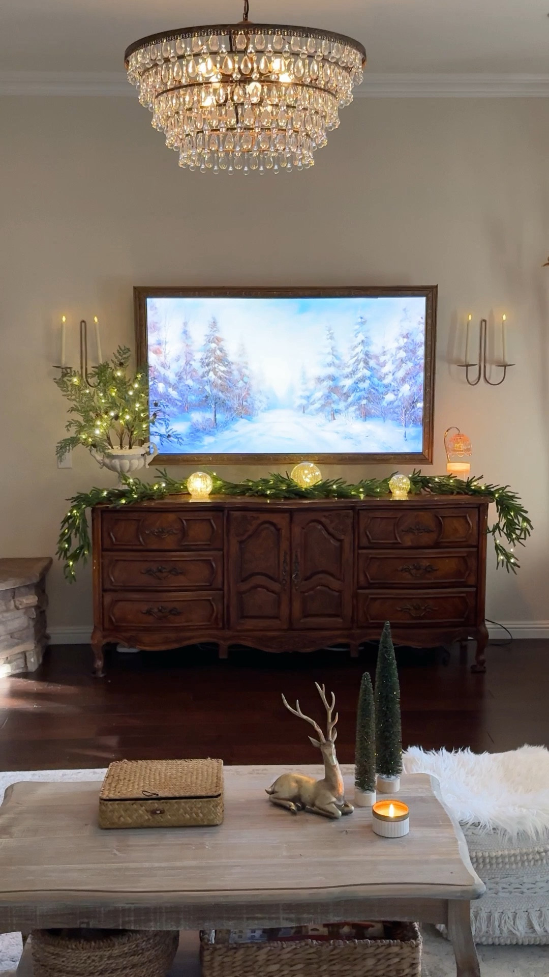 Just experimenting with a  few pre-Christmas finds.  

Norfolk pine garland, Mercury glass LED spheres, pre-lit branches, LED branches, cypress branches, pre-lit stems, pre-lit garland 

#christmasdecor #christmasdecorating #holidaydecor 

#LTKSeasonal #LTKVideo #LTKHoliday