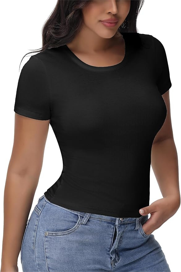 T Shirts Slim Fit Tees Tops 2025 | Amazon (US)