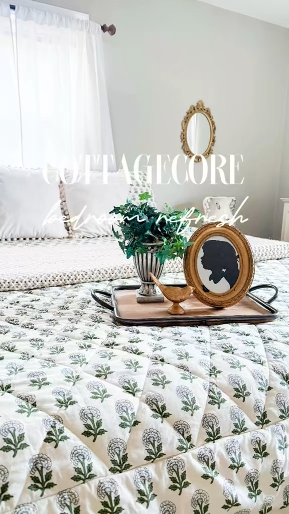 Vintage cottage bedding moment ✨ This floral quilt set instantly softens a space and gives that layered, lived-in feel without trying too hard. I love how lightweight it is for year-round styling + the subtle print makes it easy to mix with thrifted finds, ruffles, and neutral textures.

If you’re building that cozy, curated bedroom look… this is one of those easy swaps that changes everything.



#ltkhome #cottagebedroom #vintageinspired #cozyhome #bedroomrefresh