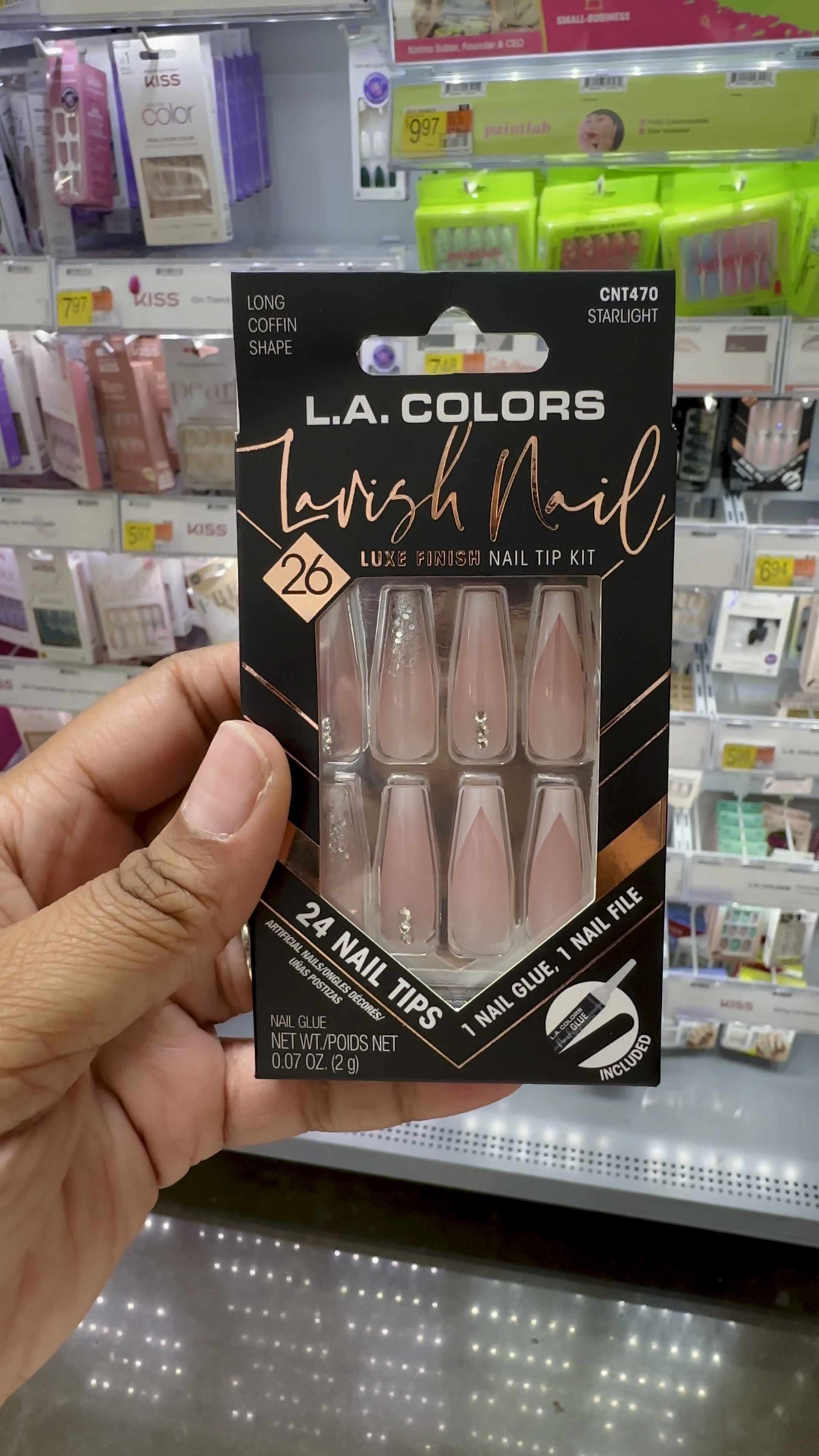 Can we talk about how these $5 Walmart nails are giving salon quality? L.A. COLORS Lavish Nail Tips are officially my new fave. 💅🏽 #WalmartFinds

#LTKBeauty #LTKGiftGuide #LTKStyleTip
