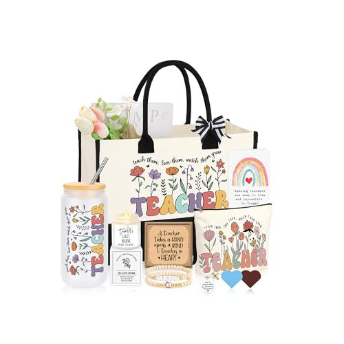 JSENGIFT Teacher Appreciation Gifts for Women, Christmas End of Year Thank You Retirement Gifts for Best Teachers from Student | Amazon (US)