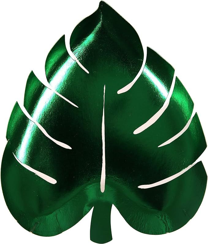 Meri Meri Palm Leaf Paper Plates - Disposable Party Supplies, For Themed Birthday Parties, Baby S... | Amazon (US)