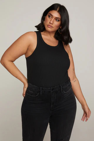 Classic '90s Tank Black001, Size 4XL | Good American