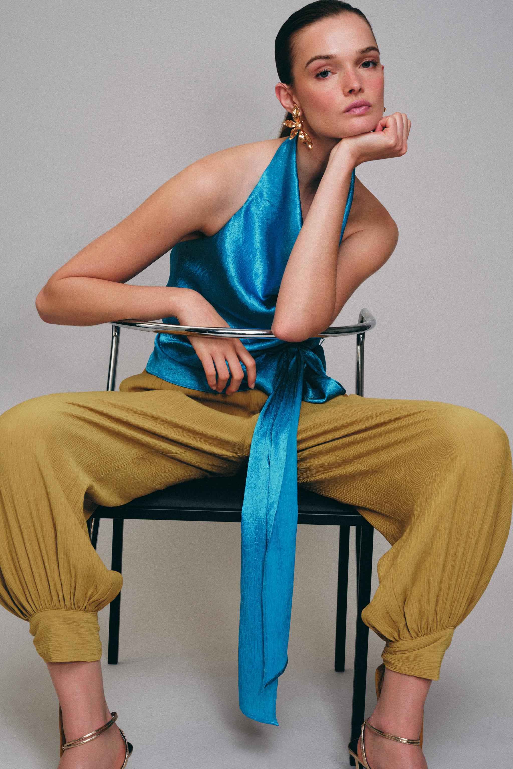 BOW BALLOON PANTS | Zara US