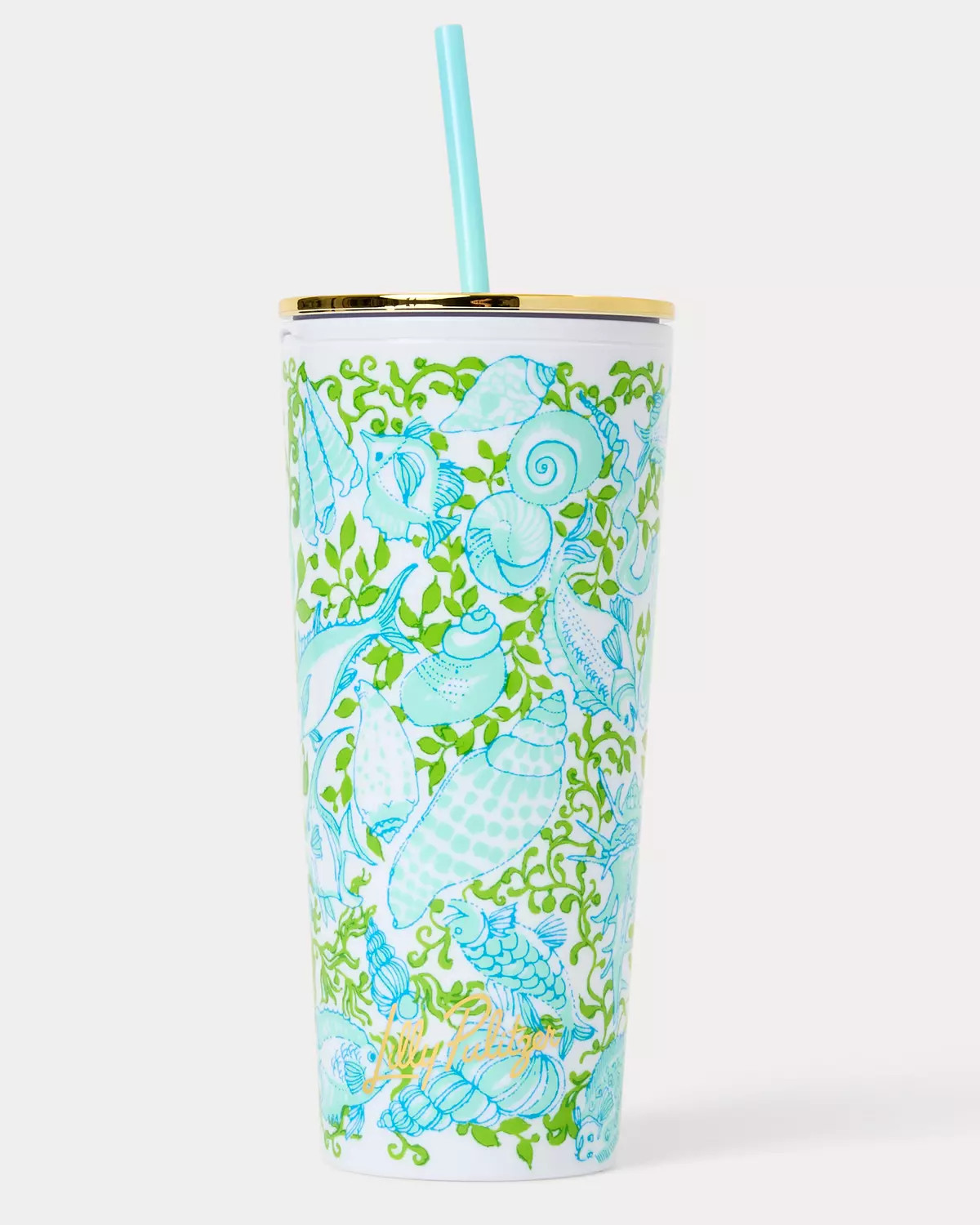 Tumbler with Straw | Lilly Pulitzer