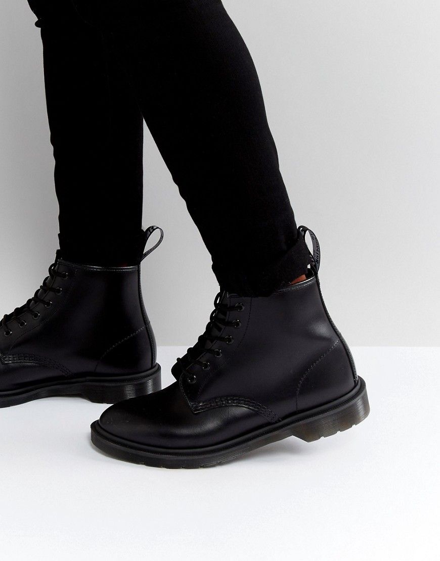 Dr Martens 101 BR 6-Eye Triple Black Boots - Black | ASOS US