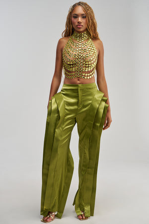 INFINITY TROUSER IN OLIVE | AKIRA