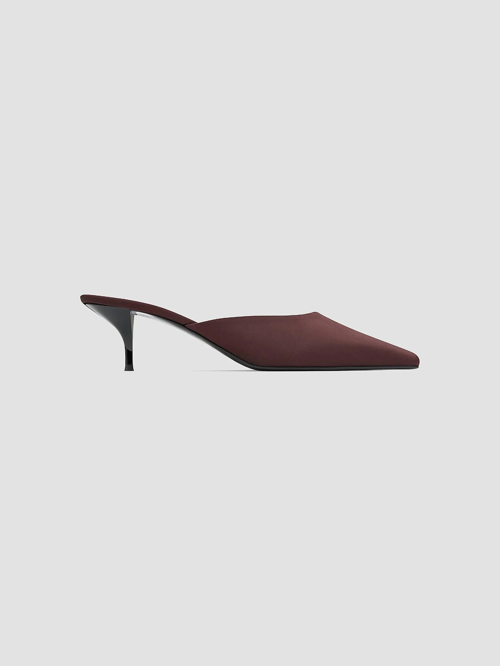 Alnair 55MM Satin Curved-Heel Mules | Saks Fifth Avenue