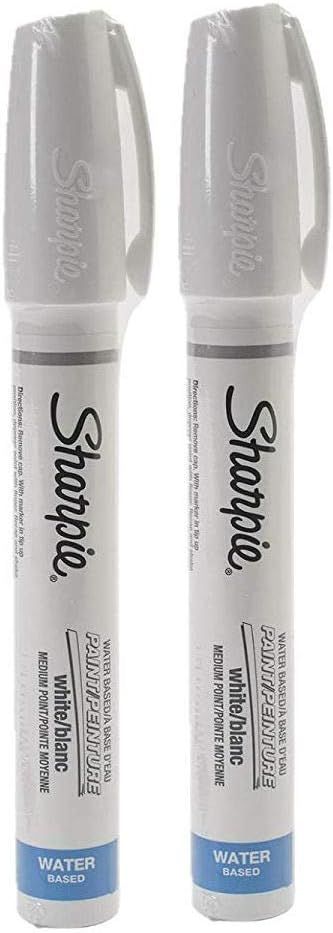 2 MARKERS: Sanford Sharpie Poster-Paint Markers White Medium Point (37206) | Amazon (US)