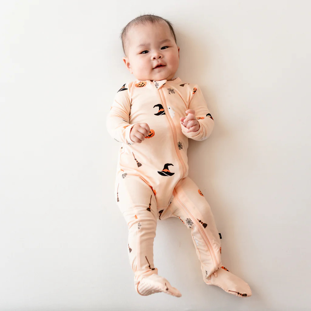 Zippered Footie in Bewitched | Kyte Baby