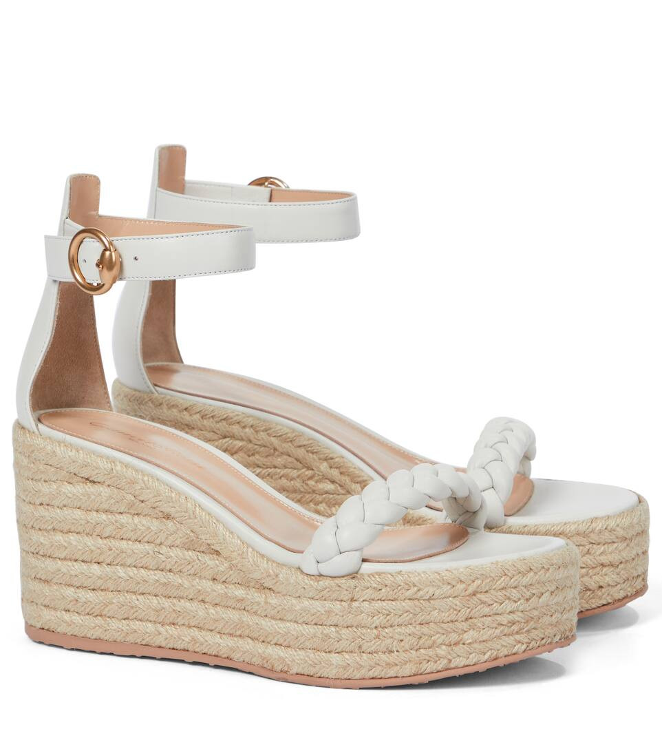 Merida leather wedge espadrille sandals | Mytheresa (US/CA)
