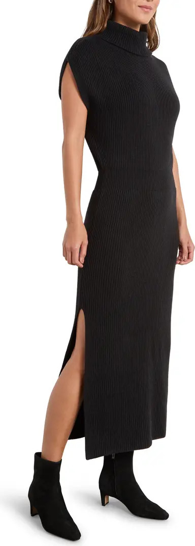 Splendid Madeline Rib Turtleneck Maxi Sweater Dress | Nordstrom | Nordstrom