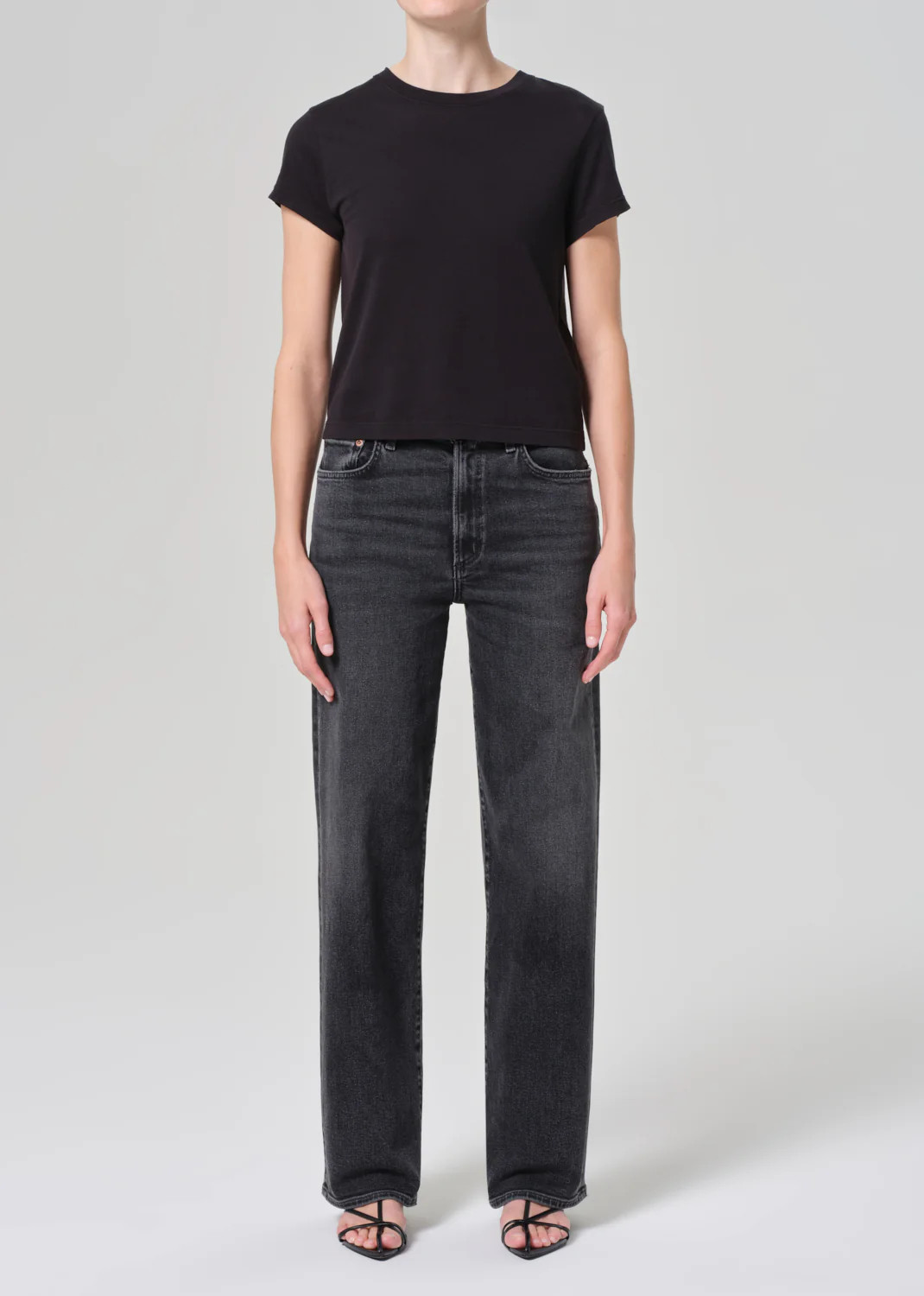 Harper Straight Jean (Stretch) in Hush | AGOLDE