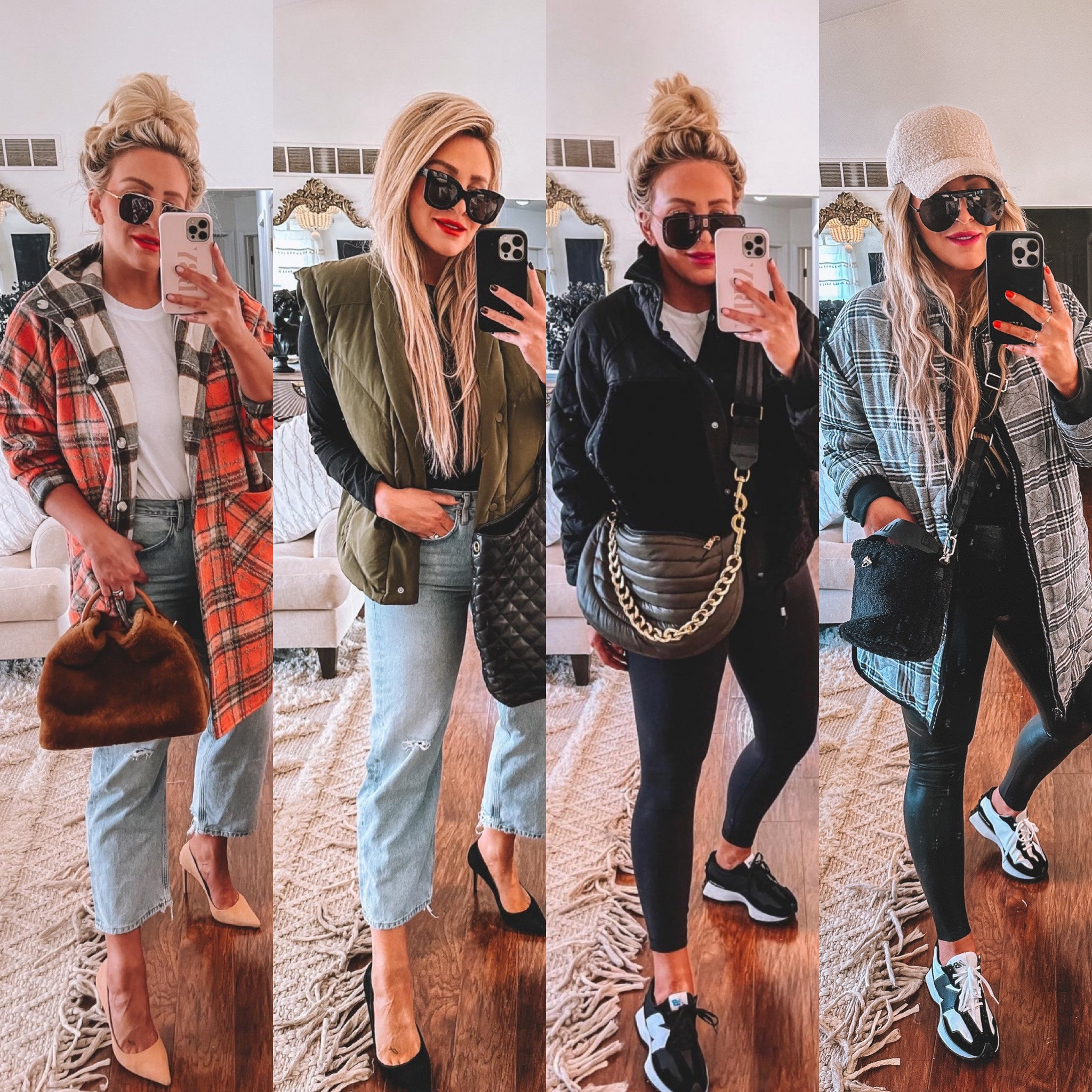25% off all of these jackets! Wearing a medium in all of them ❤️🥰