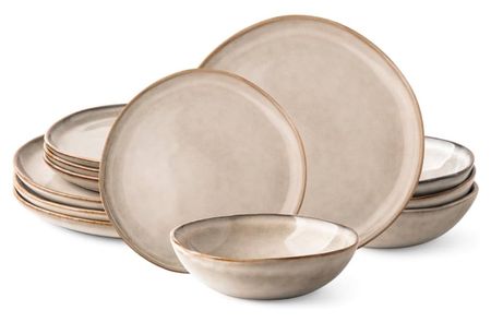 AmorArc Ceramic Dinnerware Sets,Handmade Reactive Glaze Plates and Bowls Set,Highly Chip and Crack Resistant | Dishwasher & Microwave Safe,Service for 4 (12pc)

#LTKStyleTip #LTKHome #LTKSaleAlert