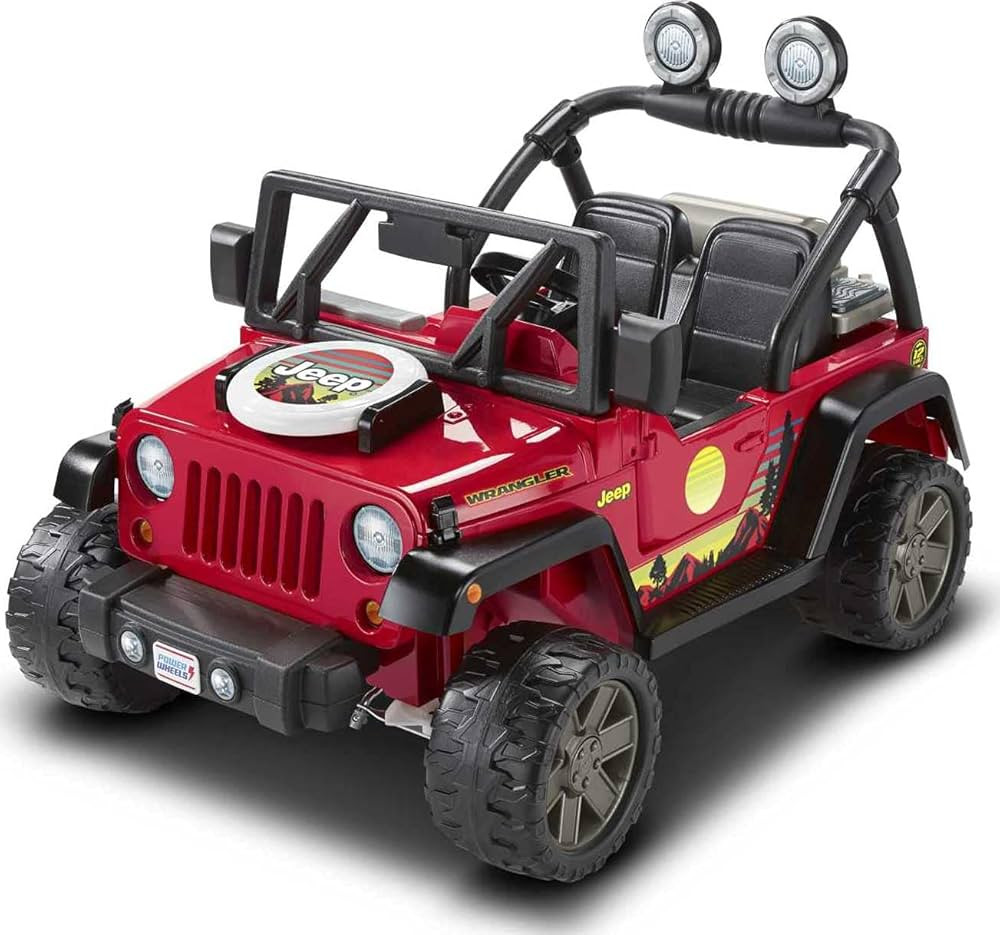 Power Wheels Ride-On Toy BBQ Fun Jeep Wrangler Battery-Powered Vehicle with Sounds, Pretend Grill... | Amazon (US)