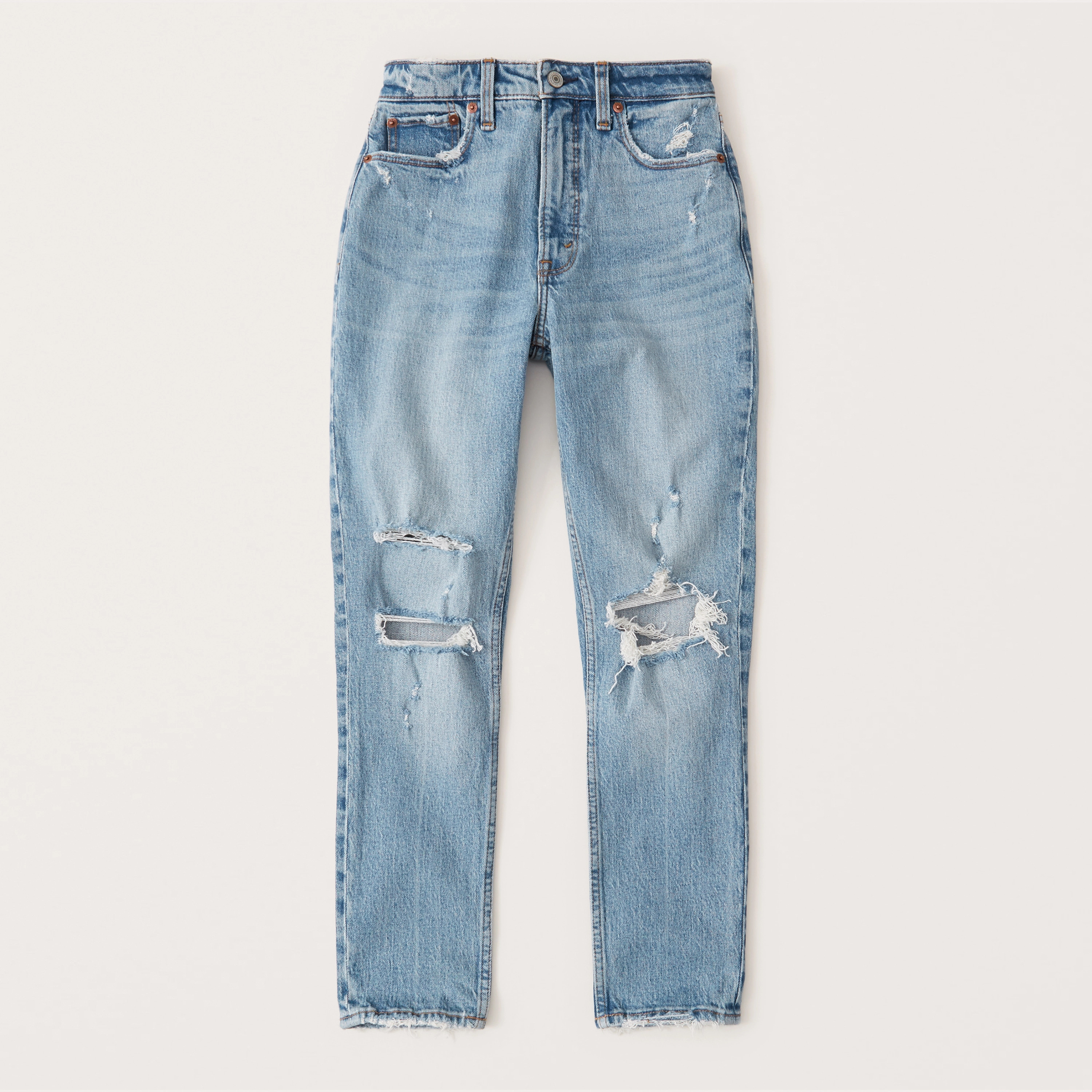 Curve Love High Rise Skinny Jeans | Abercrombie & Fitch (US)