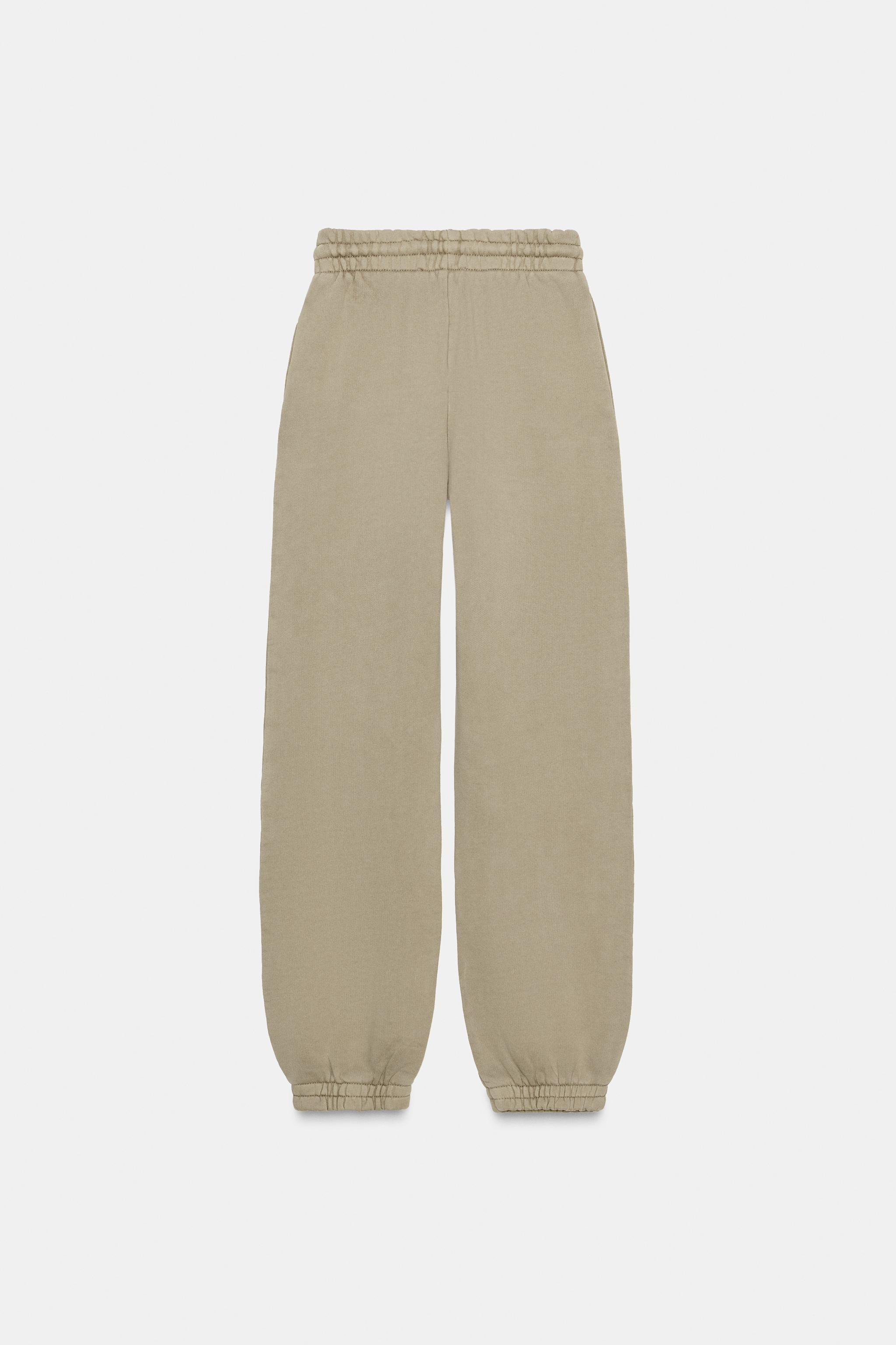 WASHED EFFECT FLEECE JOGGERS | Zara UK