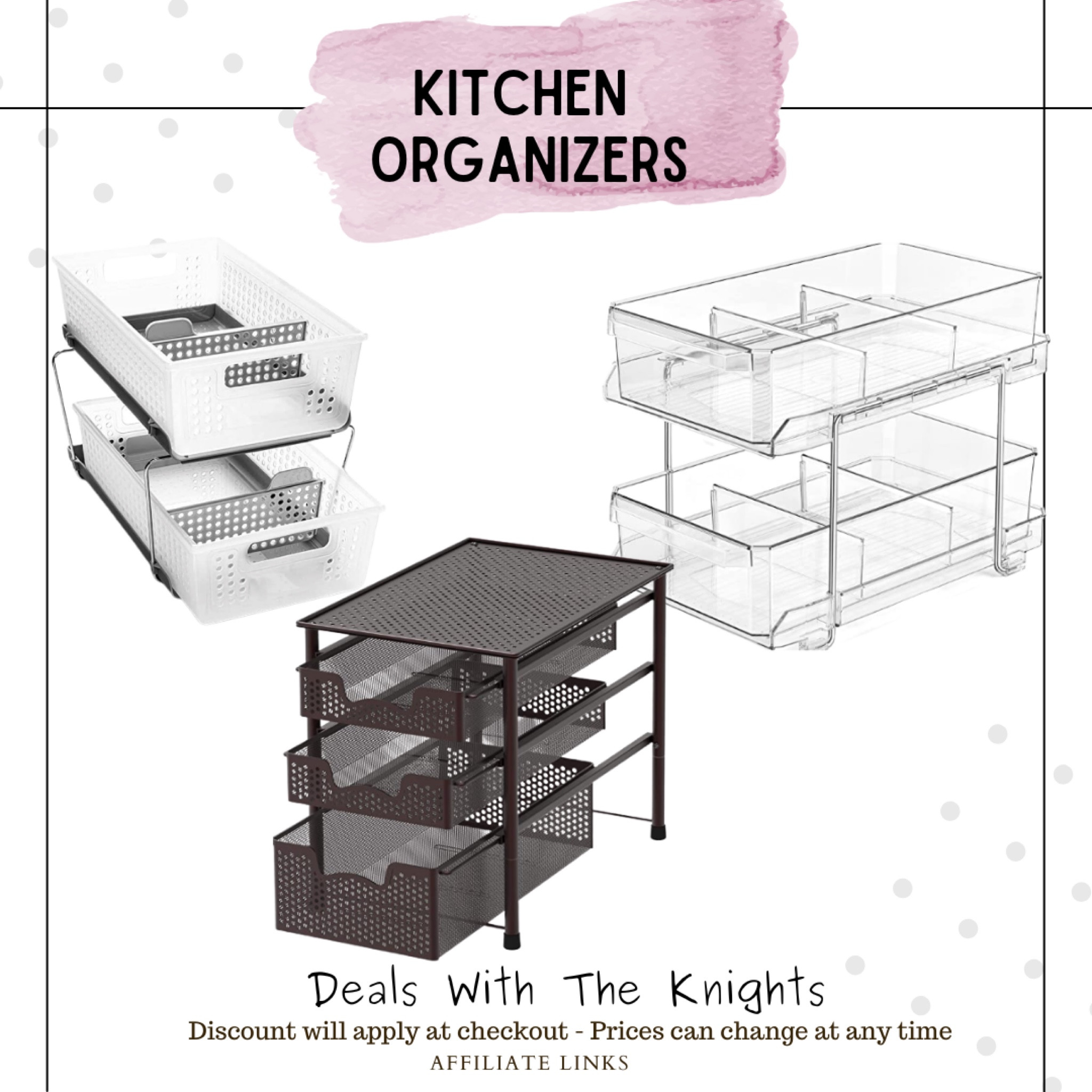 Some of my must have for cabinet organization! Amazon finds for organizing your home- the best deals and sales! 