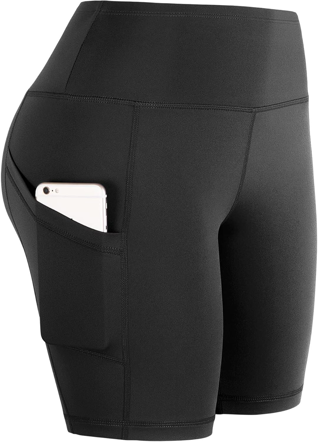 kenlcad Women's High Waist Compression Shorts 4" 5" 8" Running Yoga Leggings Workout Pants | Amazon (US)