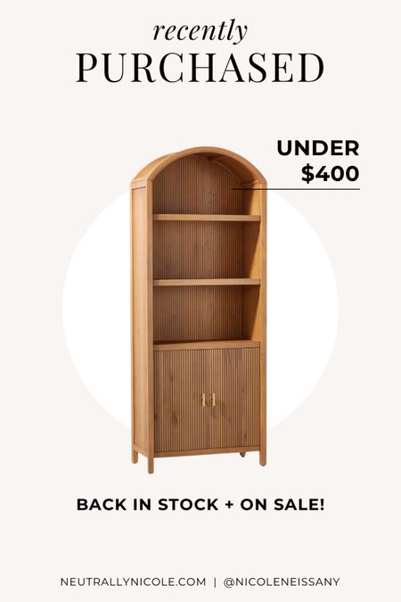 This viral Target wood arched bookcase is finally back in stock + it’s on sale for under $400 during Target’s Circle deals. I’ve been waiting for this to be restocked so we can finish furnishing our living room so super happy to get the restock email this morning. Snag it before it sells out again!

// Target home, wood bookcase, arched bookshelf, arched cabinet, arch cabinet, fluted cabinet, boho home decor, boho style, neutral outfit, neutral fashion, neutral style, Nicole Neissany, Neutrally Nicole, neutrallynicole.com (5/9)

#LTKHome #LTKSaleAlert