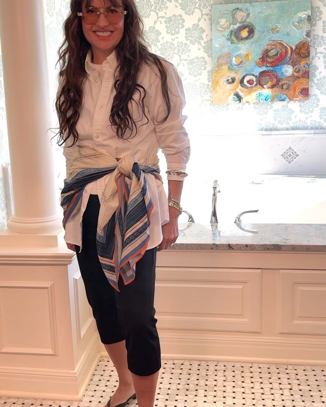 How to style capri pants over 40 and still look cool!!
The best thing is almost all of these outfits would work with black shorts or black balloon pants!

#LTKootd #LTKOver40 #LTKmomlife