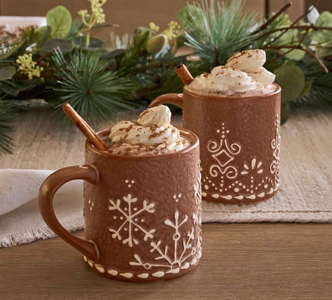 Gingerbread Stoneware Mugs - Set Of 2

#LTKHoliday #LTKSeasonal