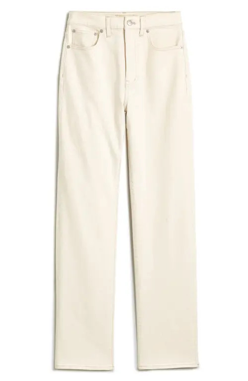 Madewell The Curvy '90s Straight Leg Jeans in Vintage Canvas at Nordstrom, Size 24W | Nordstrom