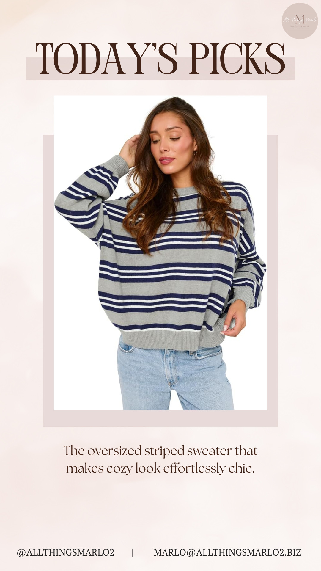 The oversized striped sweater that makes cozy look effortlessly chic. 

 #LTKSeasonal #LTKWorkwear #LTKTravel