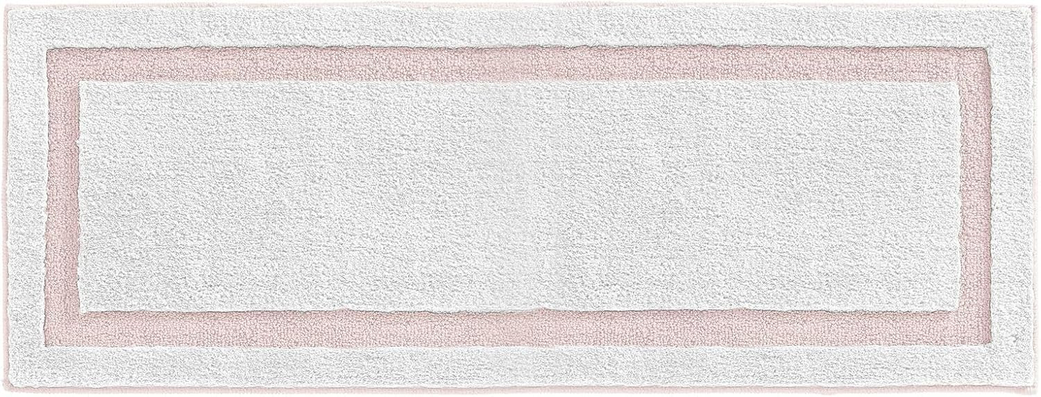 mDesign Large Modern Bath Mat Runner - Non-Skid Bathroom Runner Rug - Long Bath Mat - Oversized M... | Amazon (US)