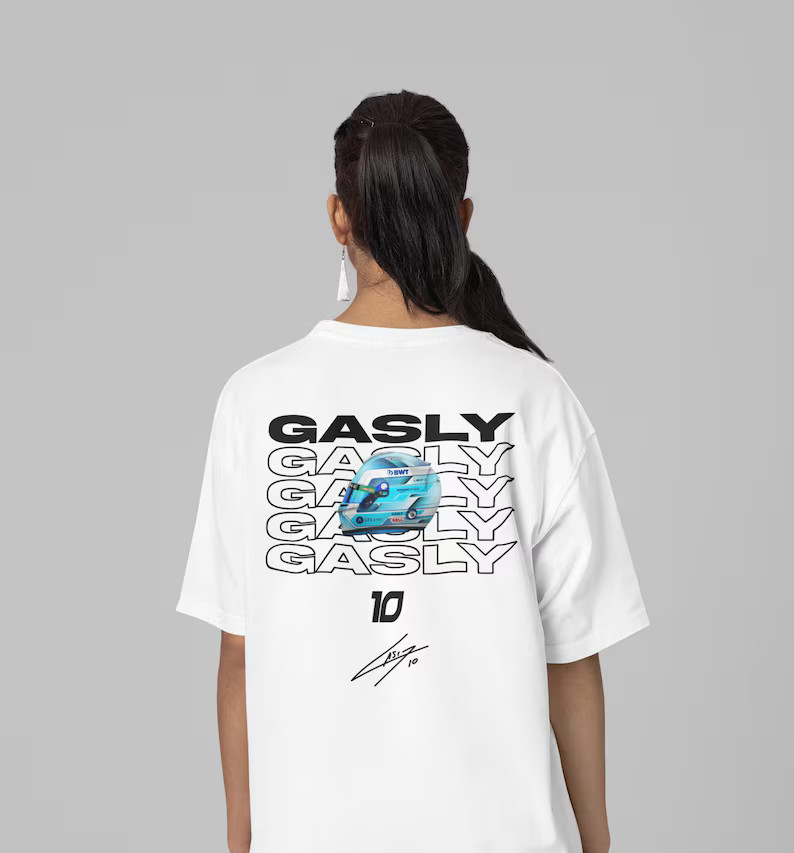 Pierre Gasly F1 Fan T-Shirt | Formula One Unisex Tee | Alpine F1 Team | Etsy (US)