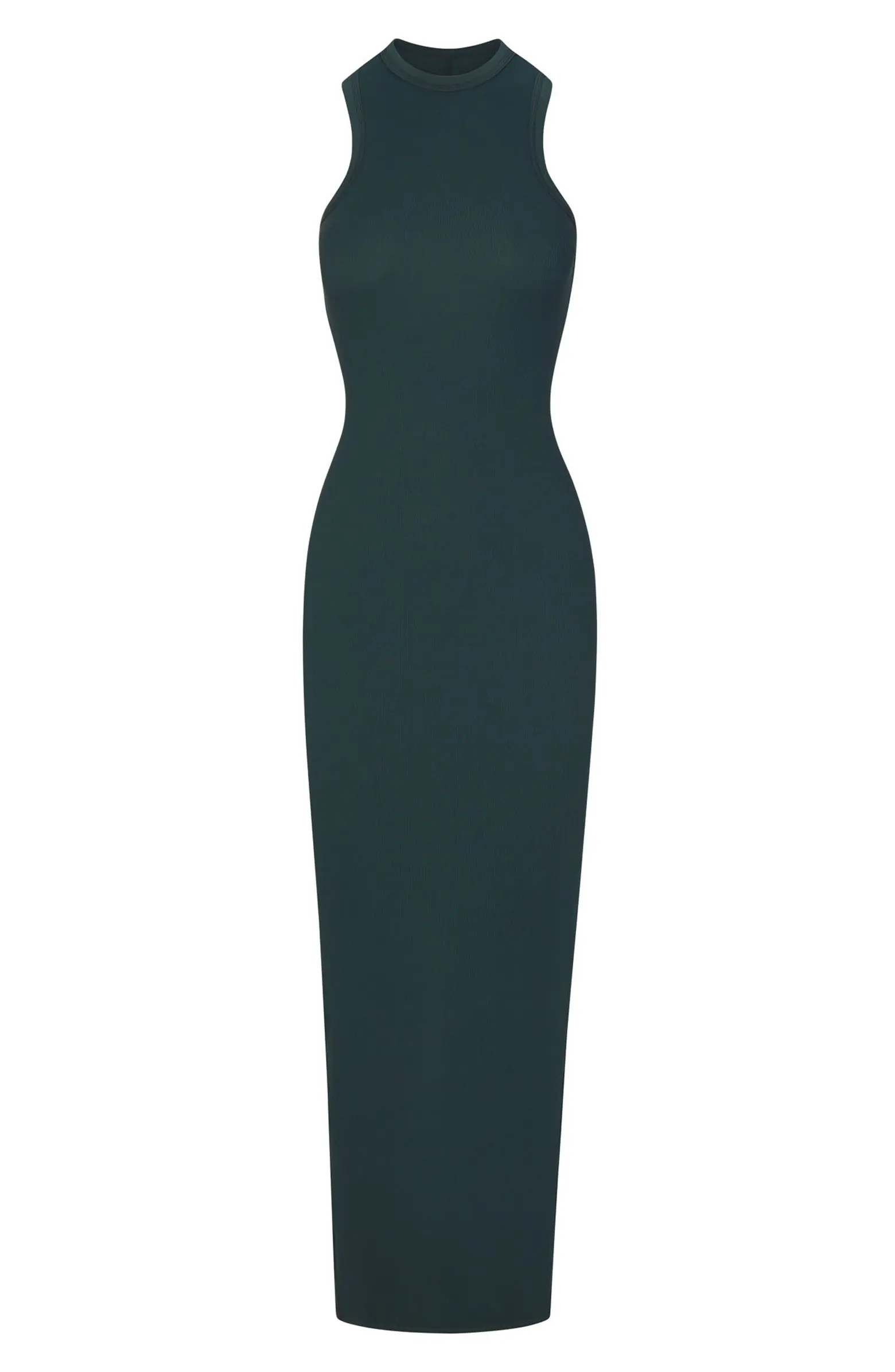 Rib Cotton Blend Sleeveless Long Dress | Nordstrom