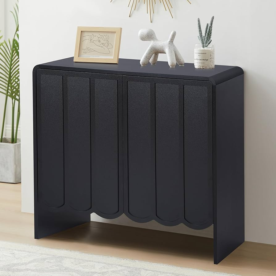 ORRD Sideboard Buffet Cabinet, Accent Storage Cabinet with 2 Doors, Farmhouse Wood Cabinets with ... | Amazon (US)