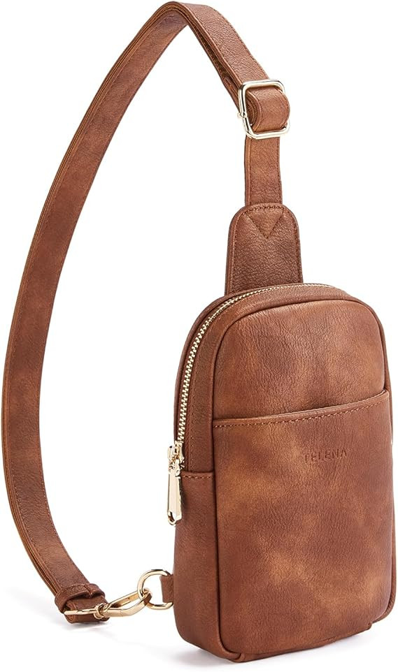 Telena Crossbody Bags for Women Leather Cross Body Sling Bag for Woman Travel | Amazon (US)